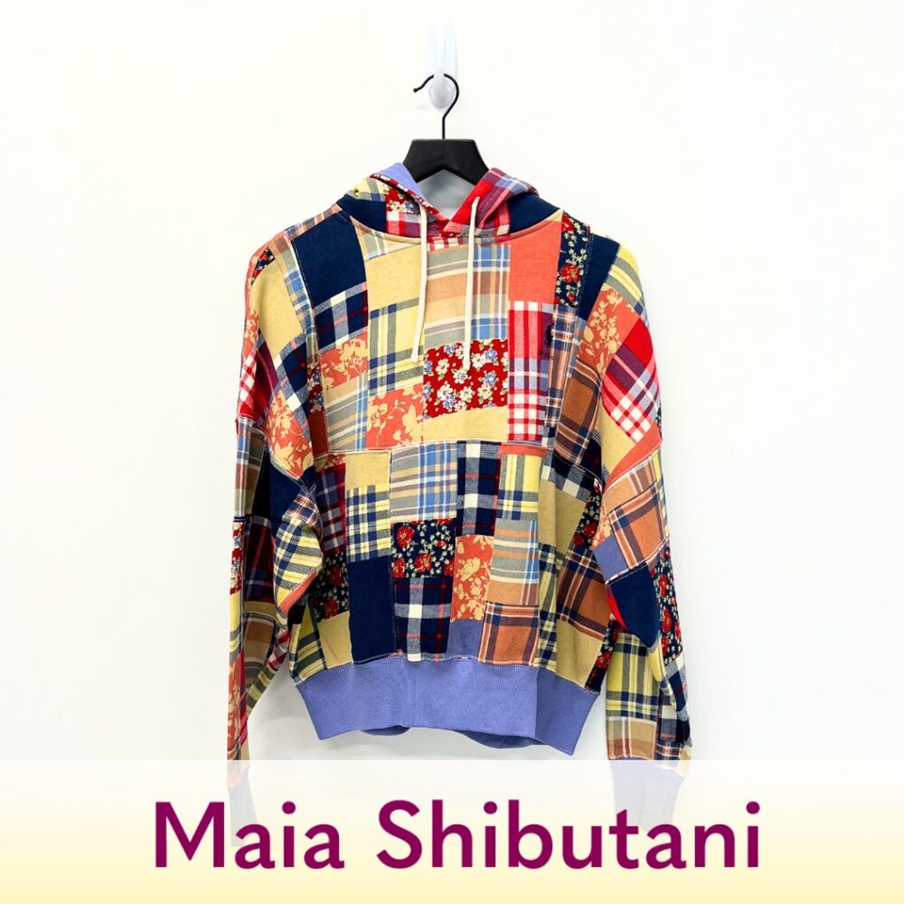 Polo Ralph Lauren Madras Patchwork Hoodie